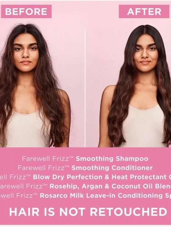 Briogeo Farewell Frizz Rosarco Milk Leave-In Conditioning Spray & Coil Bands