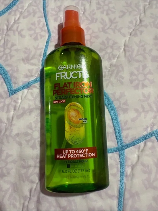 Garnier Fructis Flat Iron Perfector Straightening Mist - Green & Orange