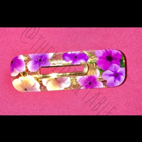 Garden Dreams large Hairclip
