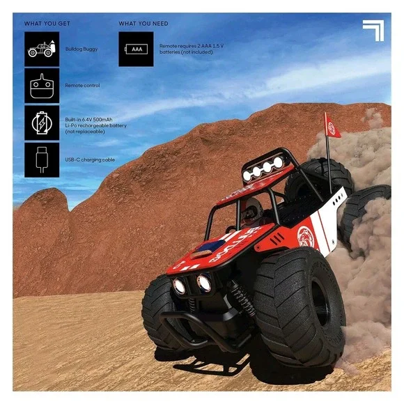 NEW Sharper Image RC Bulldog Buggy Remote‎ Control off-Roader NEW IN BOX