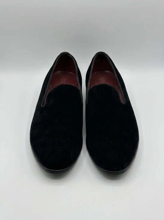 The Black Tux Velvet Slip-On Loafers Sz 11