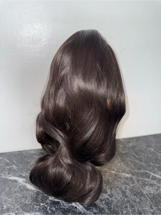 NEW Luxurious Dark Brown Curled Claw Clip Ponytail Extension