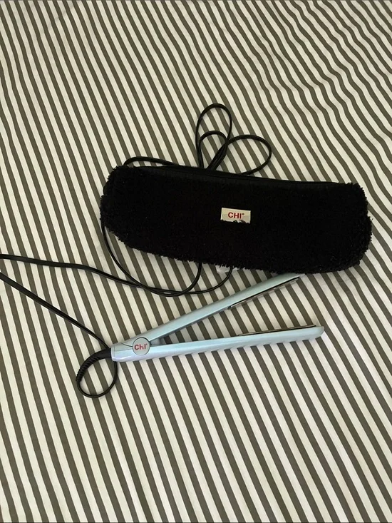 CHI flat iron + travel case