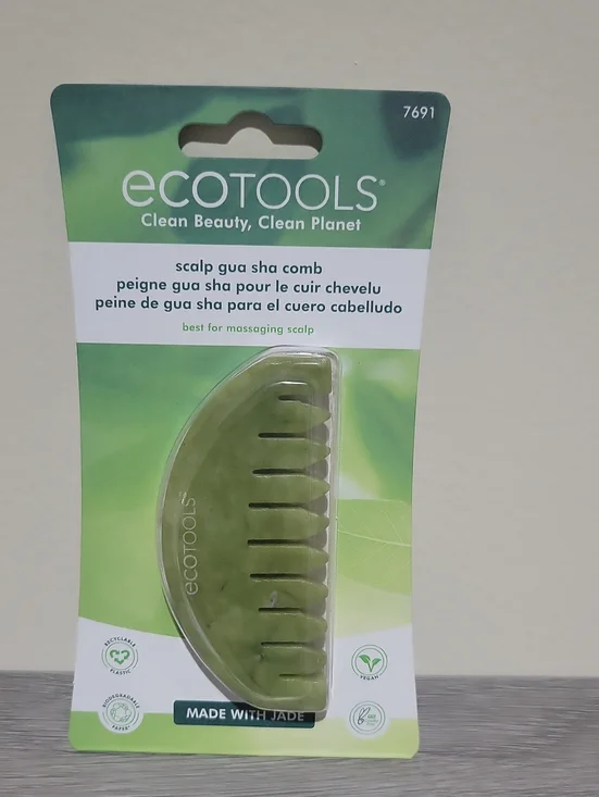 ecotools Green Jade Scalp Gua Sha Comb