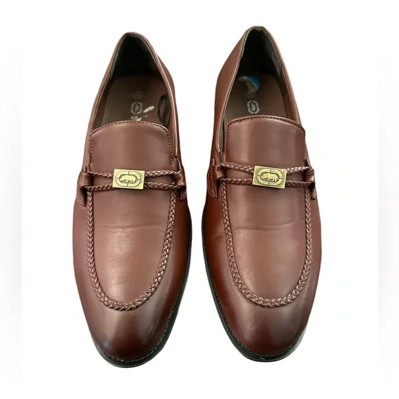 Men brown loafers