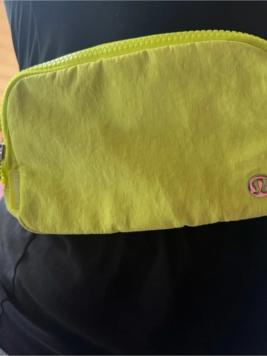 lululemon athletica Neon Yellow Crossbody Bag