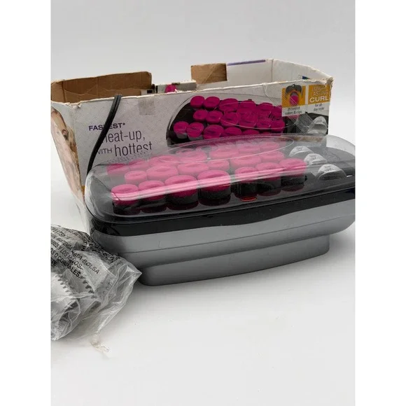 Conair Xtreme Instant Heat 20 Roller Hair Setter Pink Black CHV28-XTR Hot Roller