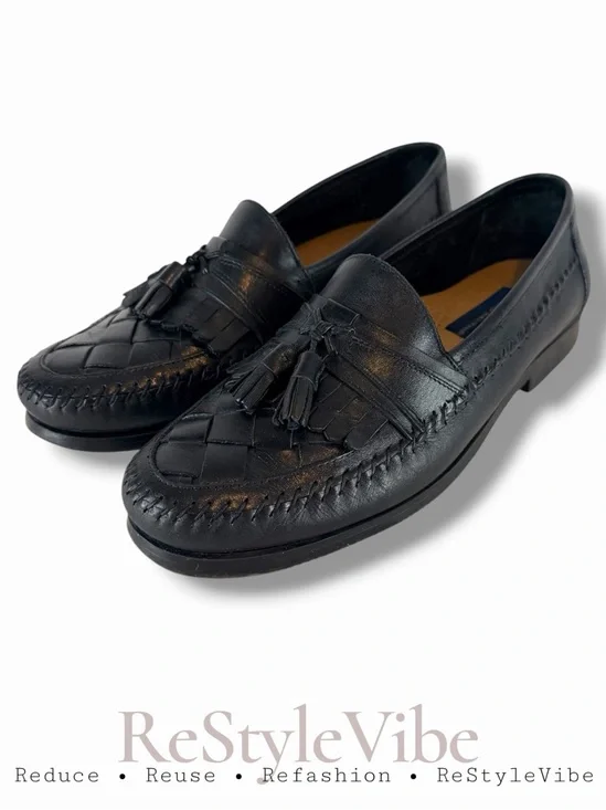 GIORGIO BRUTINI Men’s Size 11 Shoes Loafers Genuine Leather Austin Style Tassles