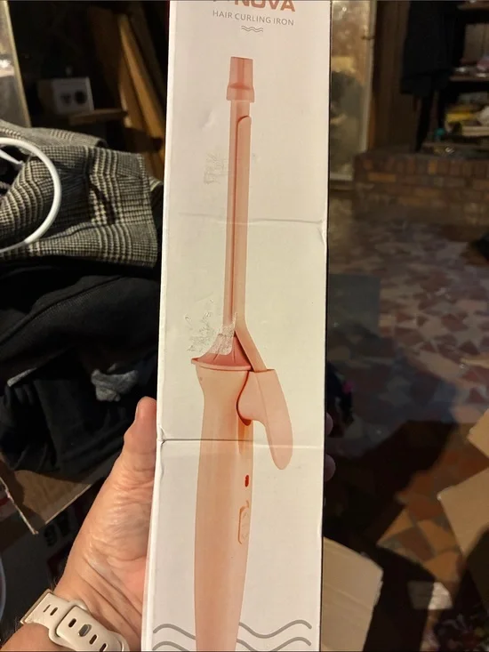Nova Pink Ceramic Curling Wand