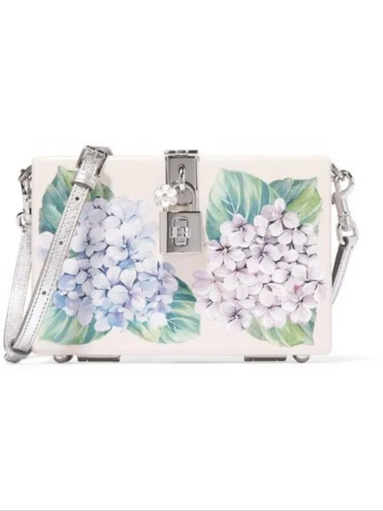 Dolce & Gabbana Floral Hydrangea Box  Bag
