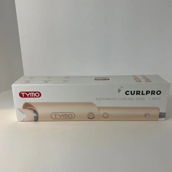 TYMO‎ CURLPRO Automatic Curling Iron 1 Inch Rose Gold Ceramic Hair Styler HC506