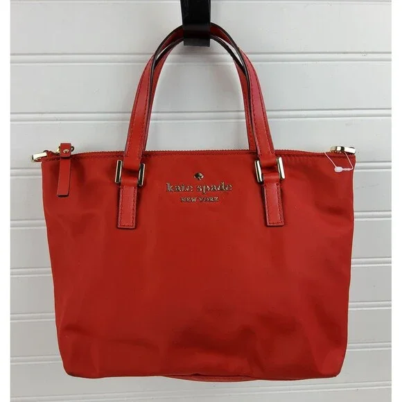 Kate Spade Watson Lane Lucie Satchel Handbag Purse Red