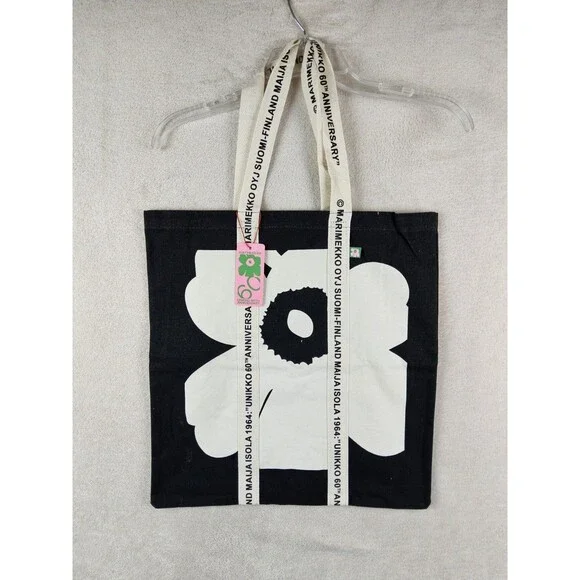 Marimekko Unikko Kassi 60th Anniversary Limited Tote Bag