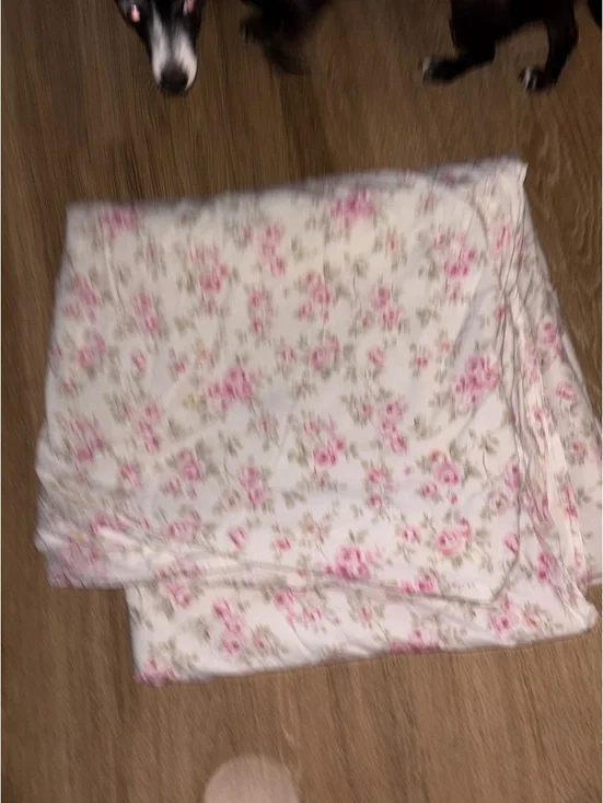 Simply Shabby Chic Rachel Ashwell 2003 Blush Beauty Floral Duvet Cover 82x82