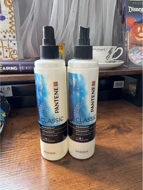 2 Pantene Classic Hairspray Unforgettable Extra Strong Hold 3 8.5fl oz(90% Full)
