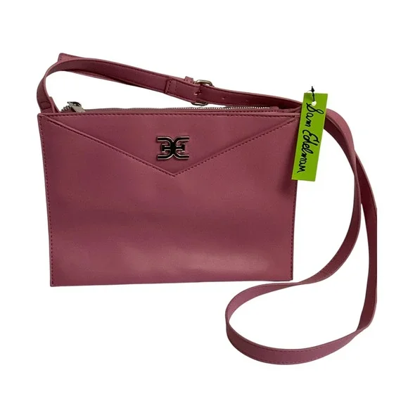 Sam Edelman Adley Cross Body Cherry Blossom Pink New with Imperfections