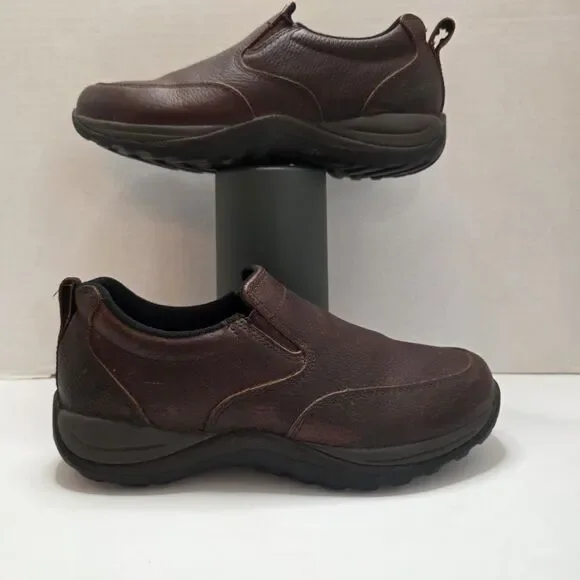 L.L. Bean Comfort Moc II Slip On Men’s 7.5M Brown Leather Shoes 257064