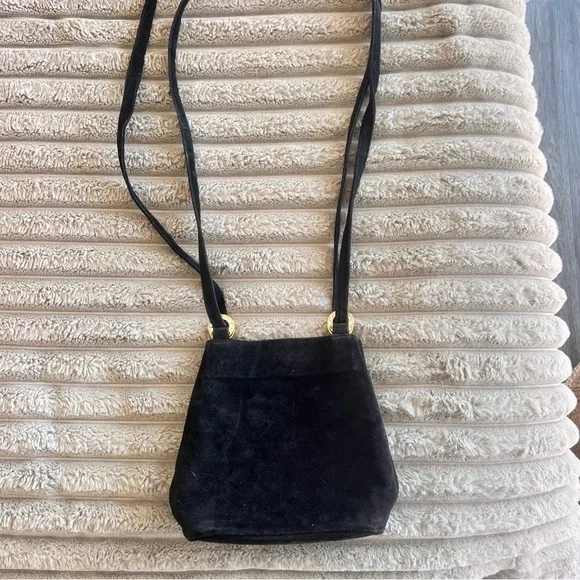 Leather and Suede Shoulder Bag