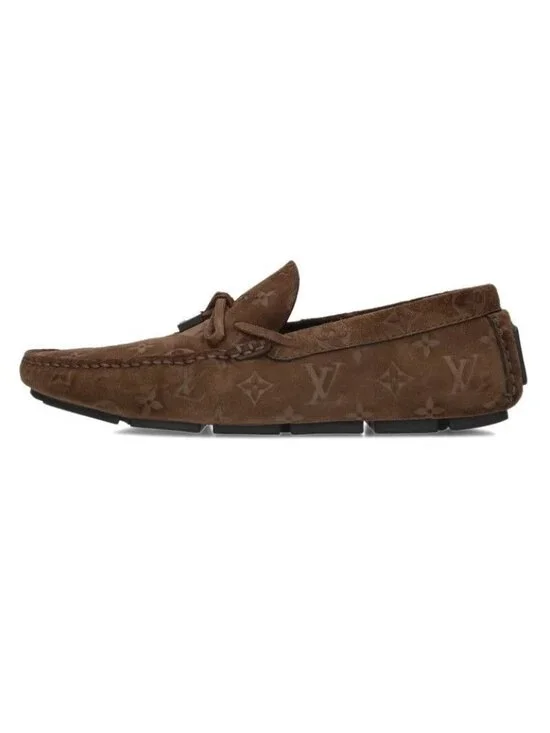 Louis Vuitton LV Driver Moccasins Monogram Loafers 8