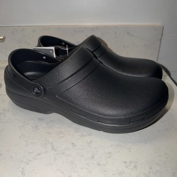Crocs Black Specialist II Work clog Mule Black Mens Size 11 Slip On