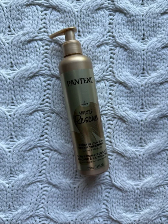 Pantene Miracle Rescue Keratin Leave-In Treatment - NEW