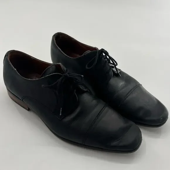 Florsheim Postino Cap Toe Oxford Black Leather Formal Men’s Shoes