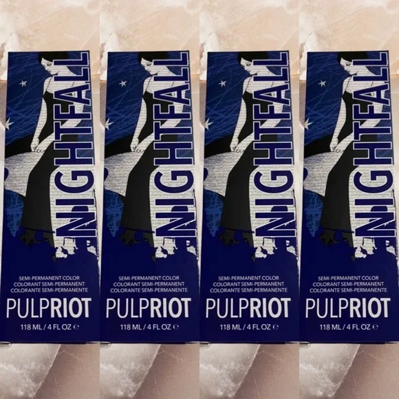 Pulp Riot Semi Permanent Color 4 oz.  Nightfall   4 units