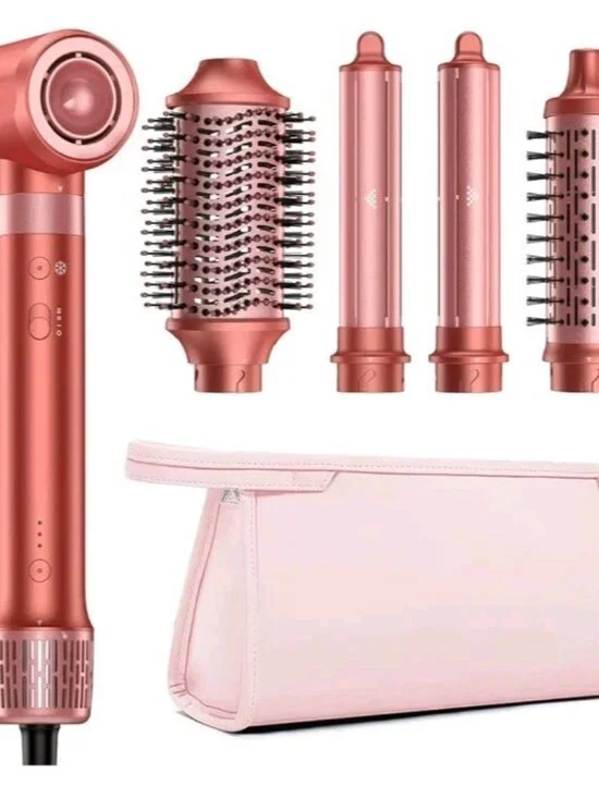 HITTIONA Hot Air Styler & Hair Styler- High-Speed Hair Blow Dryer Brush + Bag