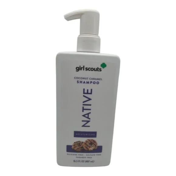 Native‎ Girl Scouts Moisturizing Shampoo Coconut Caramel 16.5 oz - NEW