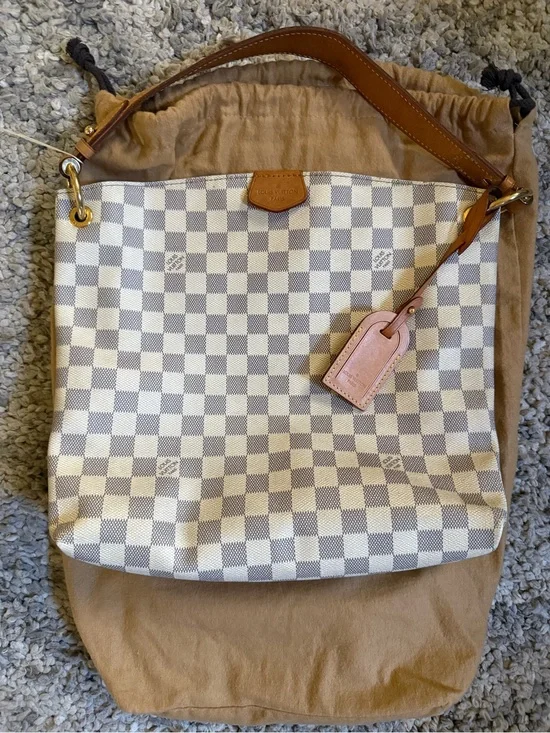 Louis Vuitton Graceful PM Damier Azur Handbag