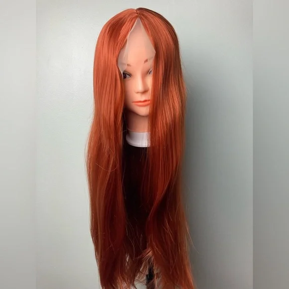 Ginger Copper Red Lace Front Wig