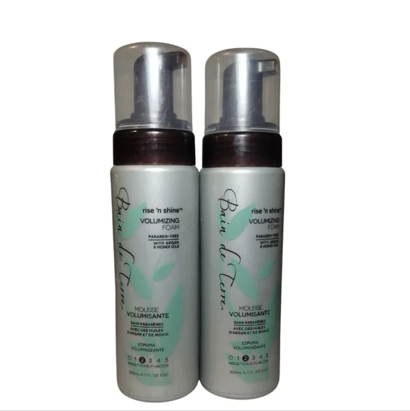 Bain de Terre  Rise N' Shine Volumizing Foam Hair Care Lifted W/Aragan &‎ Monoi