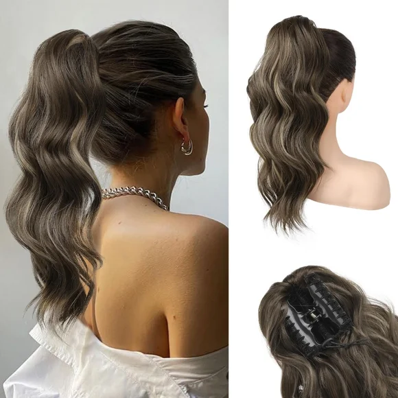 Clip in Ponytail Extension, Ponytail Extension 18 Inch Hair Ponytail Extension‎