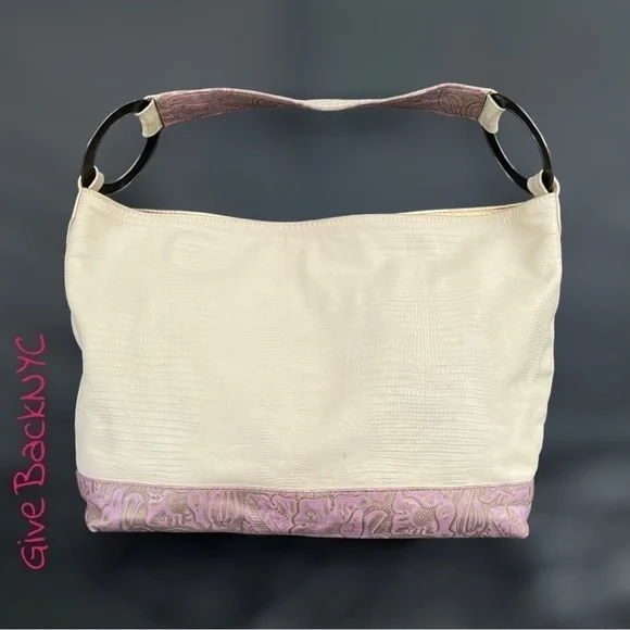 Roberto Vascon Vintage Leather Hobo Bag