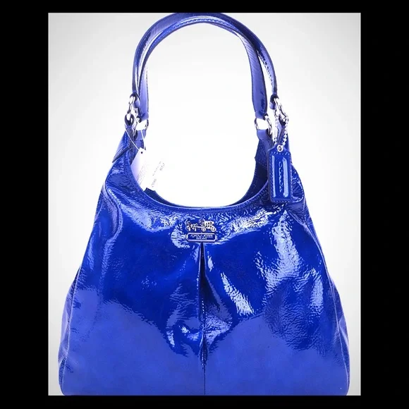 Barely Used Coach Madison Maddie Patent Leather Handbag