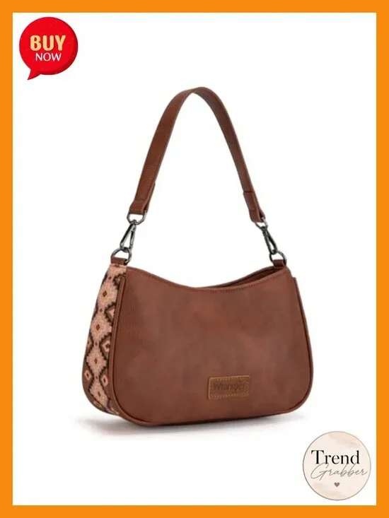 Aztec Hobo Crossbody Purse with Detachable Strap