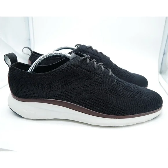Cole Haan Men Grand.OS Stitchlite Knit Wingtip Oxford 9vSneakers Black C29296 9M