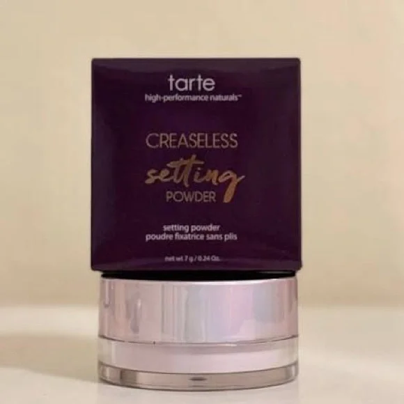 ✨ TARTE Creaseless Setting Powder – Pink — Brand New in Box ✨