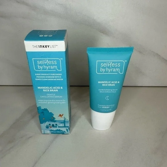 Selfless by Hyram mandelic acid & rice bran gentle exfoliating serum