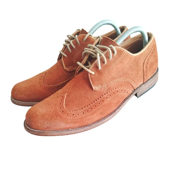 Vintage Shoe‎ Company Suede Oxford Casual Shoes Sz 8