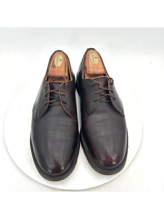 Dr. Martens Made in England Men UK 7.5 US 8.5 Brown Leather Lace-Up Derby Shoes