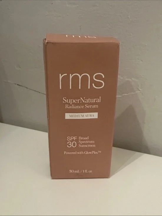 RMS Beauty SuperNatural Radiance Serum - Warm Peach Box