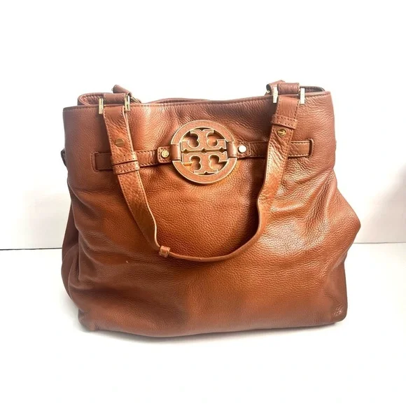 Tory Burch Tam Pebbled Leather Tote/Hobo bag purse