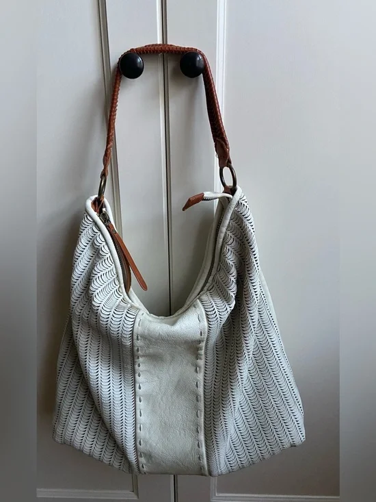 Free People Vista Vegan Leather sage green bag