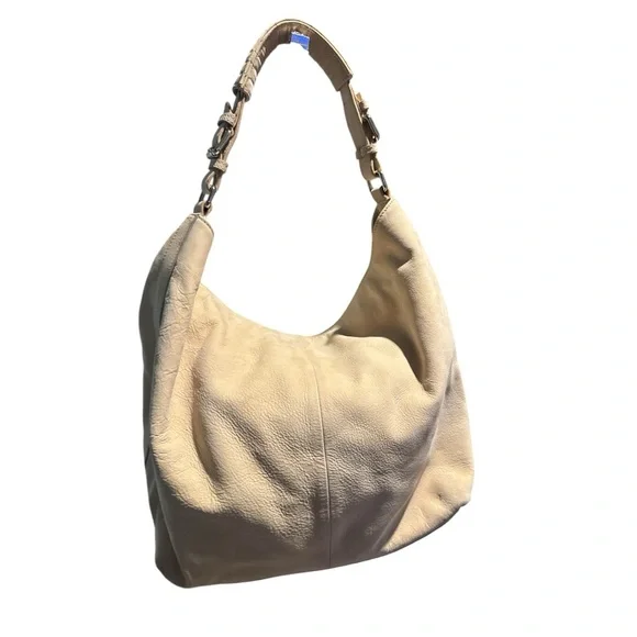 H&M NubuckLeather Hobo‎ Bag with Crossbody Strap Large