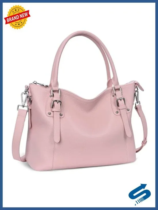 Genuine Leather Hobo Satchel Bag Top Handle Crossbody Tote Shoulder Bag for