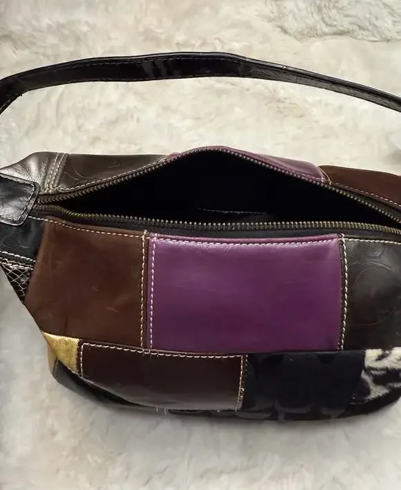 Coach Patchwork Mini Hobo Shoulder Bag No. 40283