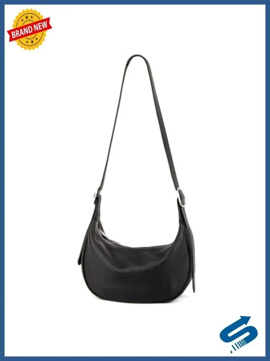 Full Grain Leather Hobo Bag Crossbody Shoulder Purse