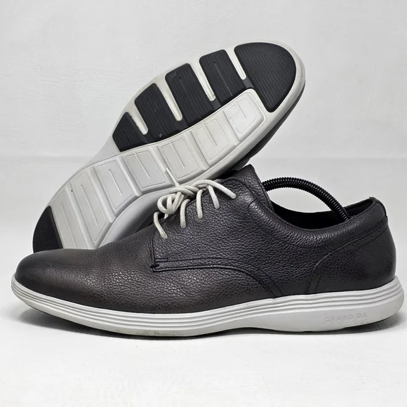 Cole Haan Grand Tour Oxford Java/Cobblestone Plain Toe Men’s Size 12 M Pre-owned