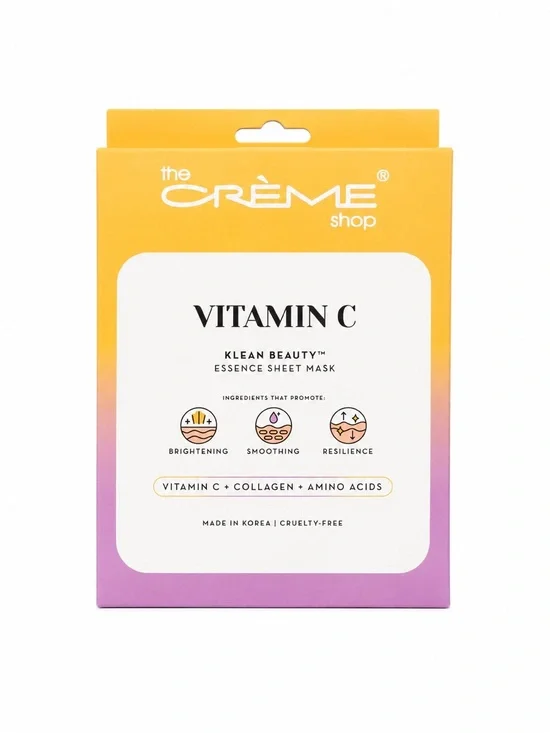 Vitamin C Klean Beauty Essence Sheet Mask 5 Pack
